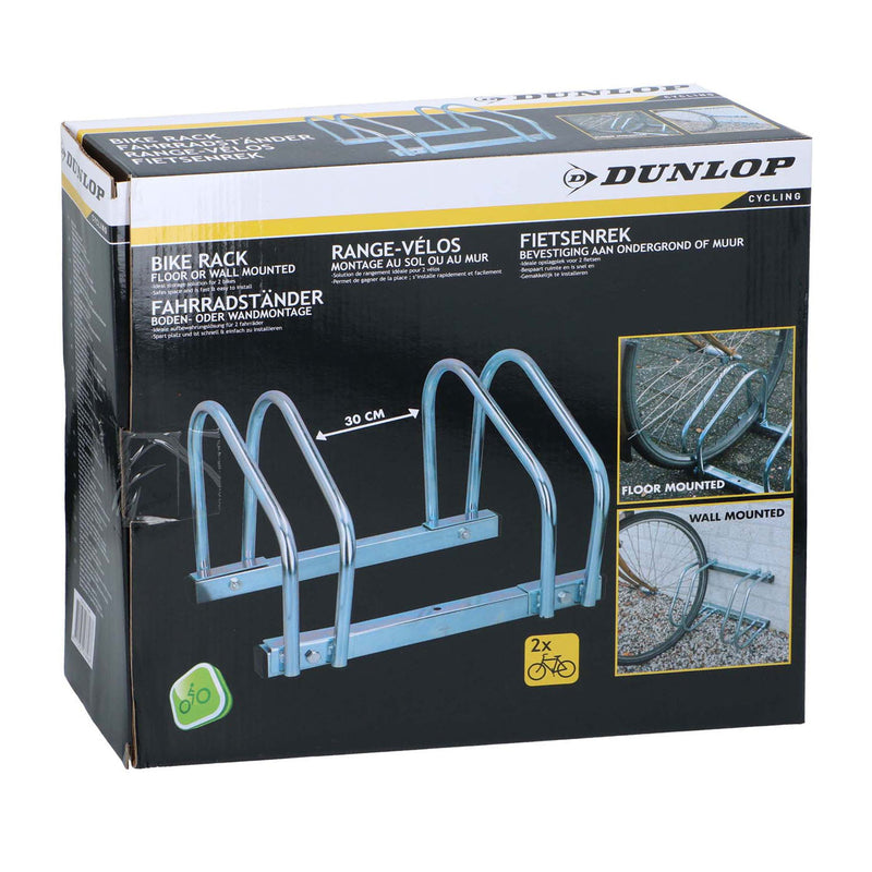 ギャラリービューアに画像をロードする, Dunlop fietsenrek grond muur, 2 fietsen
