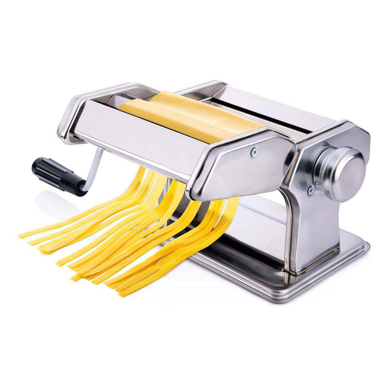 Afbeelding laden in galerijviewer, Alpina pastamaker handmatig - rvs - tafelklem - spaghetti, ravioli, lasagne