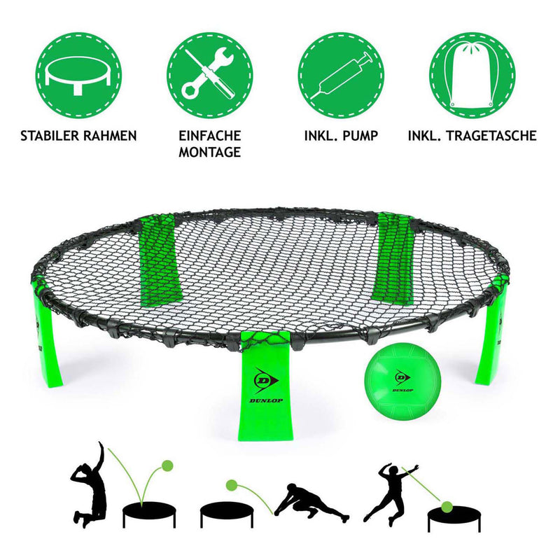 Afbeelding laden in galerijviewer, Dunlop vang-en werp spel spyderball | groen | 90cm