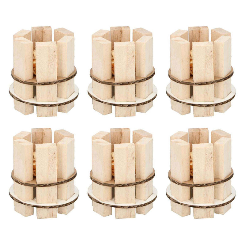 Laden Sie das Bild in Galerie -Viewer, Houten aanmaakblokjes van hout, 6-pack