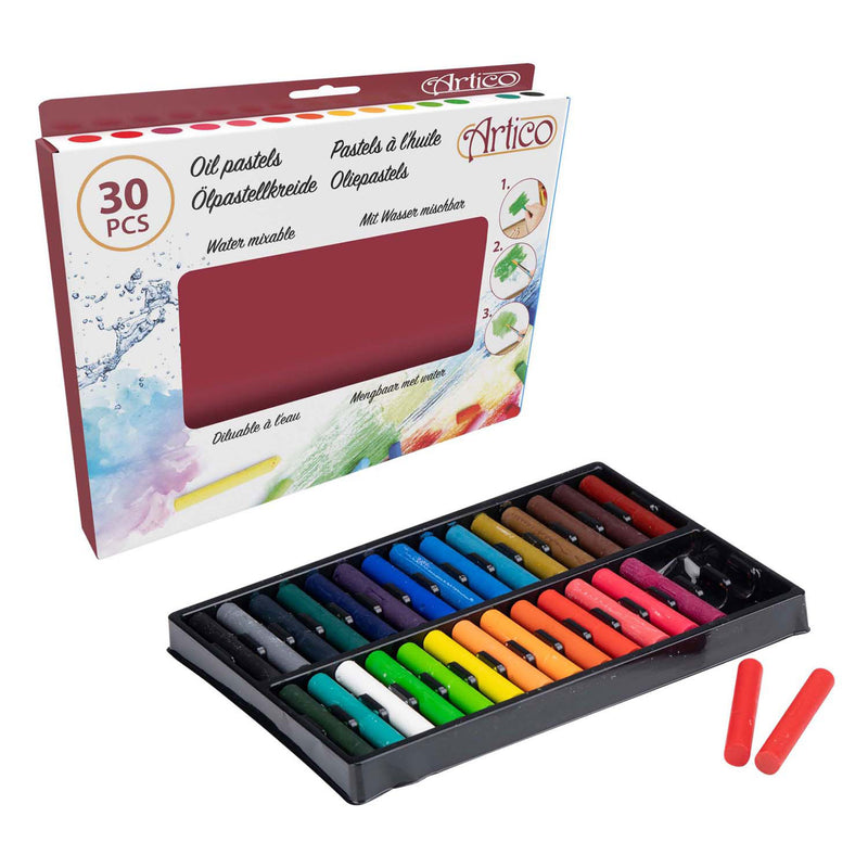 Load image into Gallery viewer, Oliepastels, set van 30 kleuren