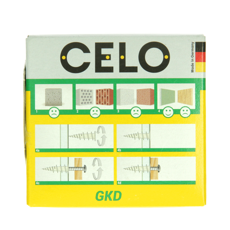 Afbeelding laden in galerijviewer, Celo 1067402 - metalen gipsplaatpluggen gkdz 4,5x35, 50 pcs | 1 stuks