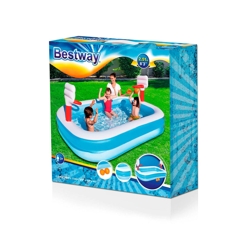Load image into Gallery viewer, Bestway Playcenter Zwembad Basketbal, 251x168x102cm