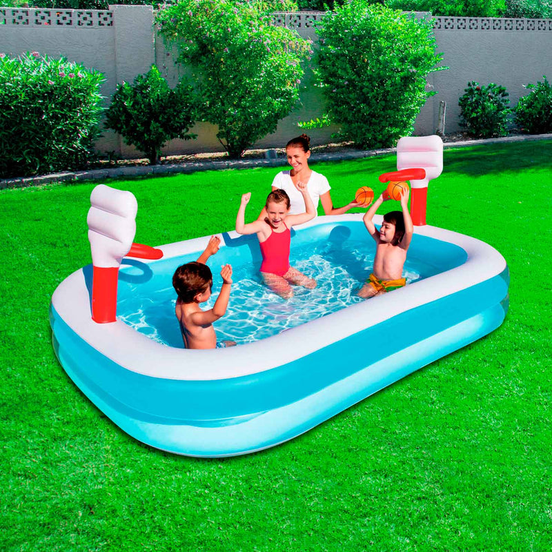 Load image into Gallery viewer, Bestway Playcenter Zwembad Basketbal, 251x168x102cm