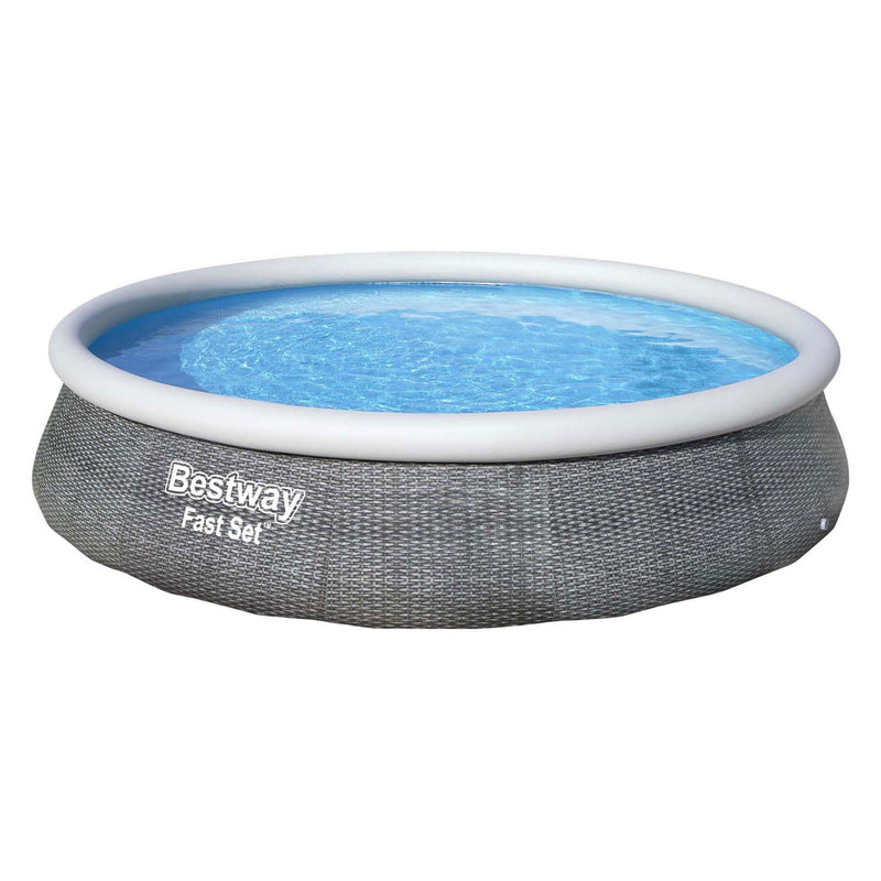 Laden Sie das Bild in Galerie -Viewer, Bestway zwembad fast set set rond rotan, 396cm