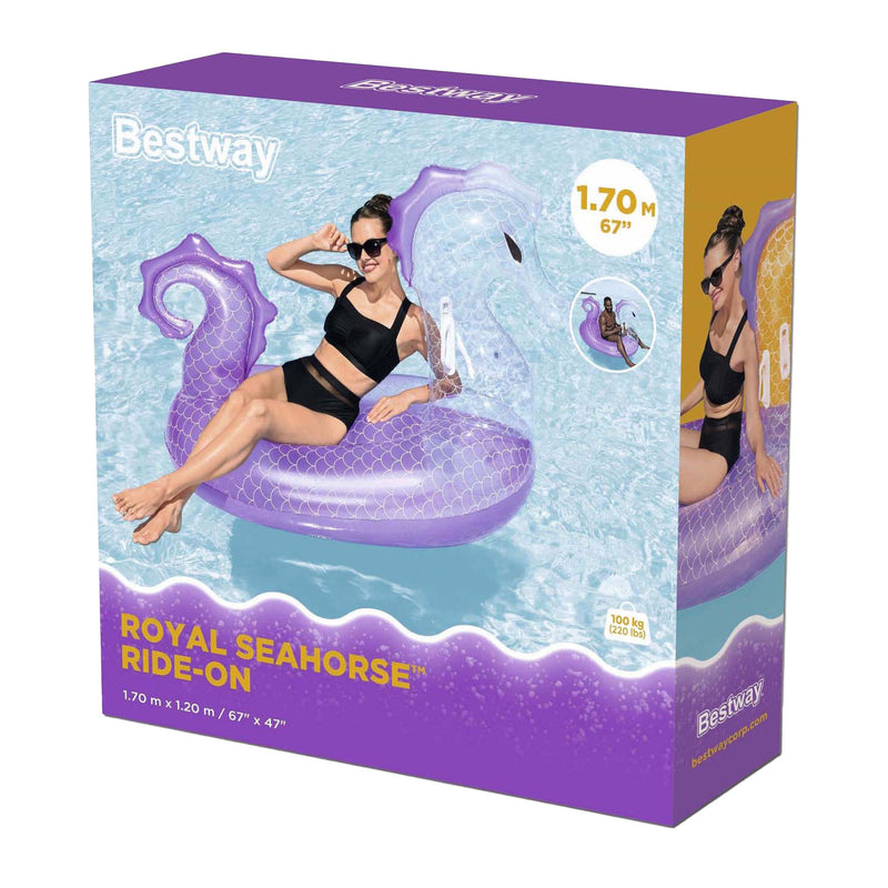 Cargue la imagen en el visor de la galería, Bestway rider royal ride-on opblaas zeepaard