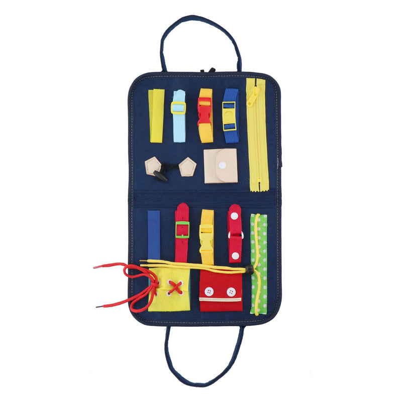 ギャラリービューアに画像をロードする, Eddy toys montessori activiteitenboek - kleding leren openen en sluiten - motoriek oefenen