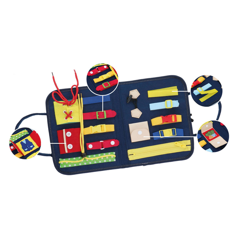 ギャラリービューアに画像をロードする, Eddy toys montessori activiteitenboek - kleding leren openen en sluiten - motoriek oefenen