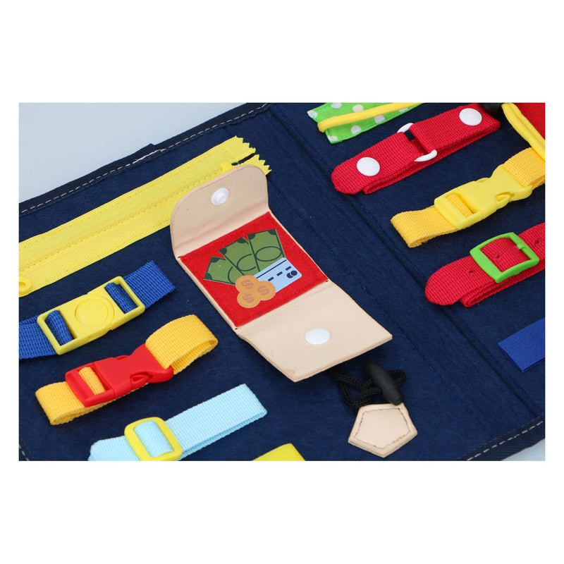 ギャラリービューアに画像をロードする, Eddy toys montessori activiteitenboek - kleding leren openen en sluiten - motoriek oefenen