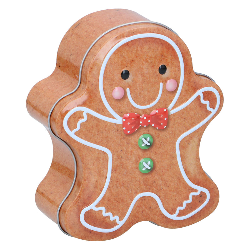 Cargue la imagen en el visor de la galería, Tinnen kerst voorraadblik voor koekjes