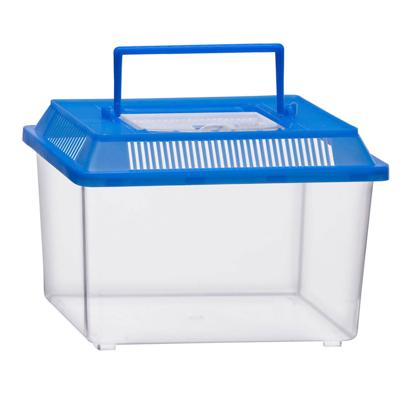 Afbeelding laden in galerijviewer, Merkloos sans marque insectenbox met deksel - transparante kunststof insectenbak 1,8 liter.