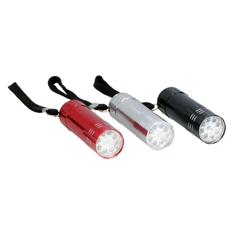 Load image into Gallery viewer, Gekleurde Aluminium Zaklamp 9Led