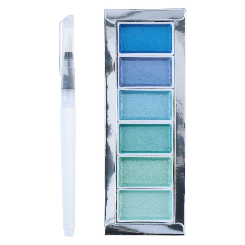 Afbeelding laden in galerijviewer, Waterverf metallic - 7dlg.