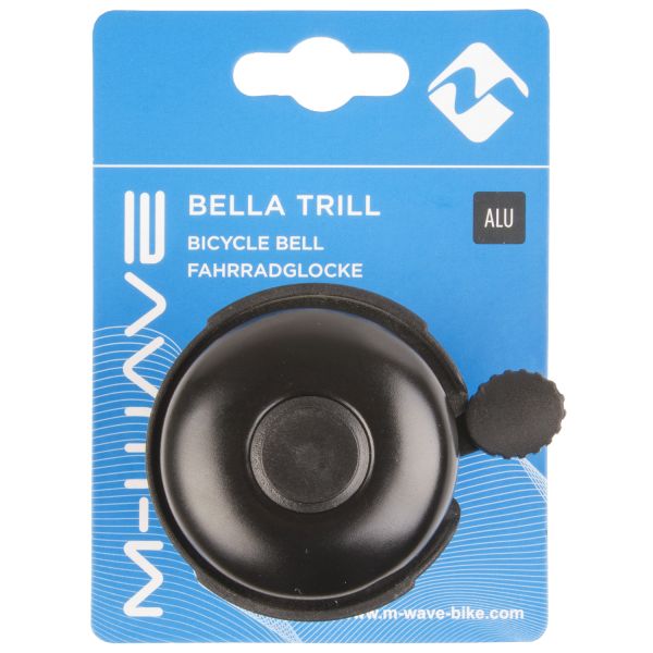 Load image into Gallery viewer, Messingschlager m-wave fietsbel bella trill alu zwart