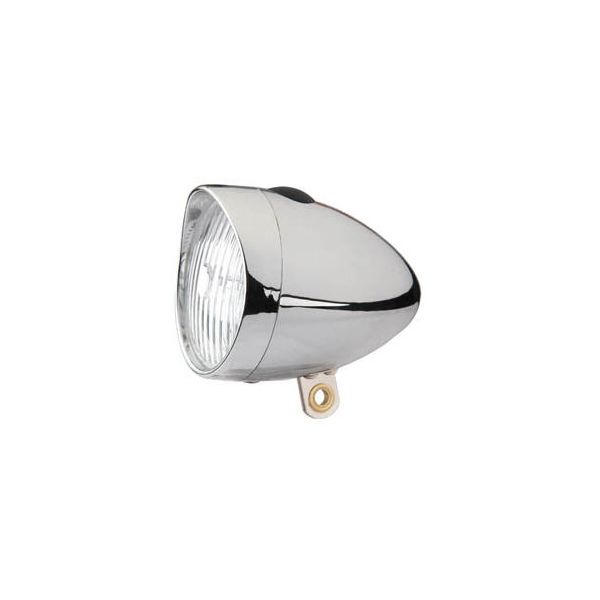 Load image into Gallery viewer, Edge koplamp retro 3 led aan uit - incl. batterijen - chroom