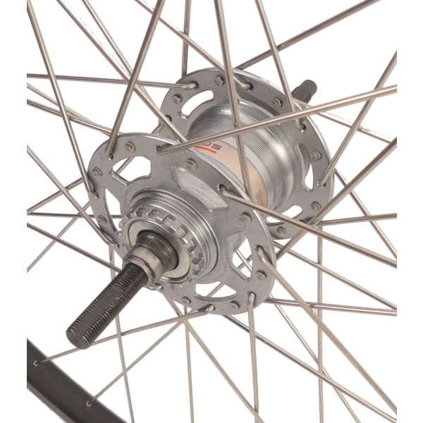 Afbeelding laden in galerijviewer, Shimano achterwiel 28'' 622-19c ryde andra 30 velg met nexus 3 naaf - zwart