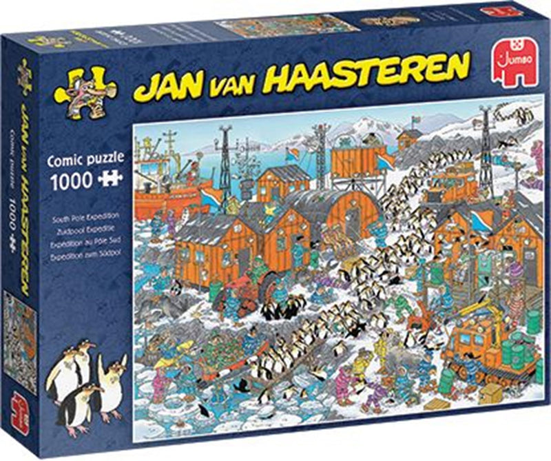 Load image into Gallery viewer, Jan van Haasteren Legpuzzel - Zuidpool, 1000st.