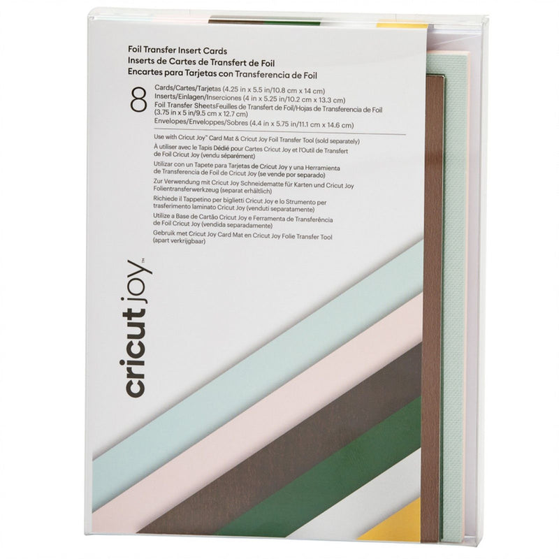 Load image into Gallery viewer, Cricut joy • insert cards foil forest 10,8x14cm 8st