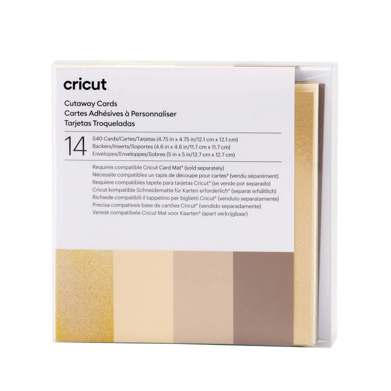 Load image into Gallery viewer, Cricut • cut-away cards neutrals s40