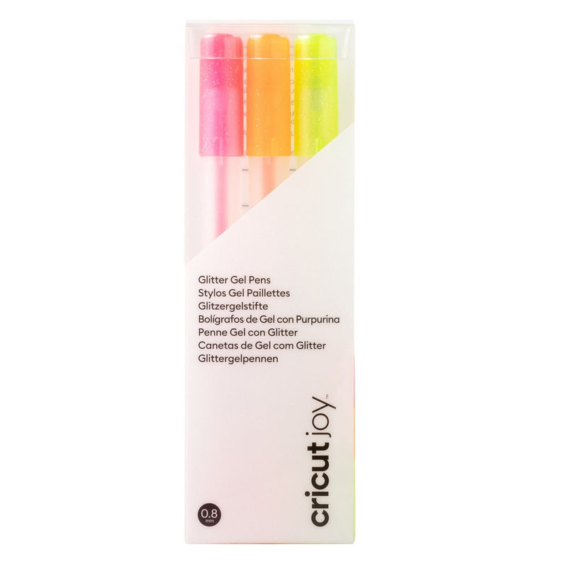 Load image into Gallery viewer, Cricut joy • glitter gel pens 3-pack (pink, orange, yellow)