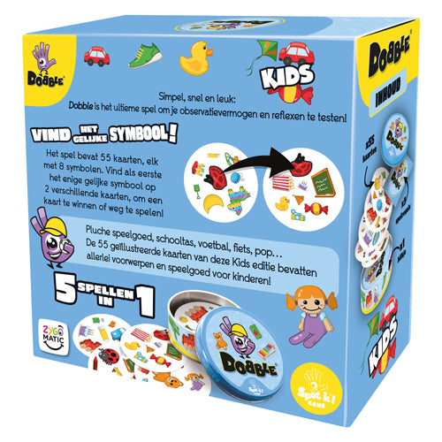 Afbeelding laden in galerijviewer, Asmodee zygomatic dobble kids kaartspel - snel spel met dieren voor kinderen