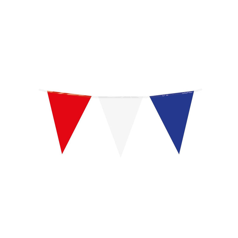 Laden Sie das Bild in Galerie -Viewer, Paperdreams party vlag - rood wit blauw 10 meter pe polyetheen