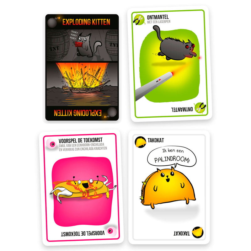 Chargez l'image dans la visionneuse de la galerie, Exploding kittens originele editie - kaartspel vol spanning en humor - 2 tot 5 spelers - vanaf 7 jaar