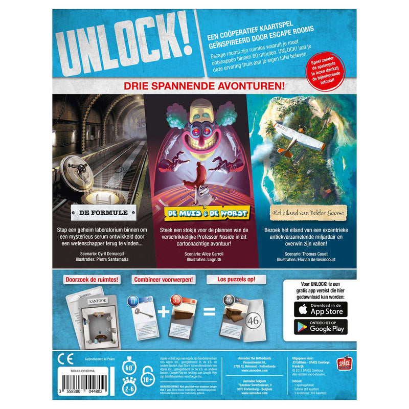 Afbeelding laden in galerijviewer, Asmodee unlock! ontsnappingsavonturen
