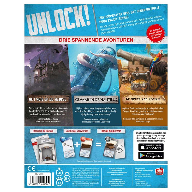 Afbeelding laden in galerijviewer, Space cowboys unlock! 2: mysterieuze avonturen - escape room spel