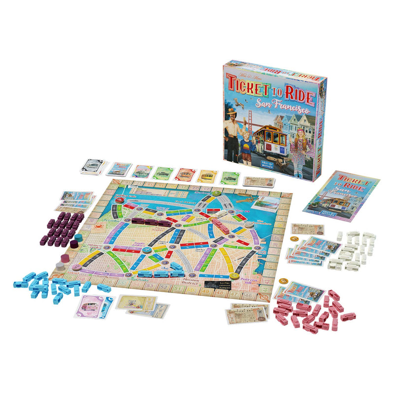 Chargez l'image dans la visionneuse de la galerie, Days of wonder ticket to ride - san francisco bordspel