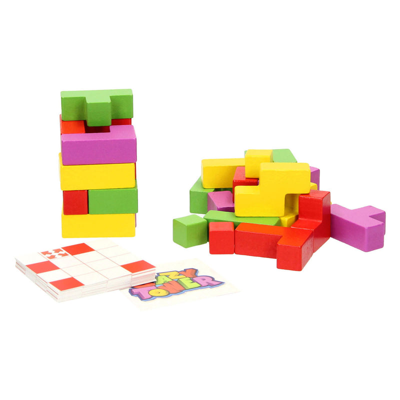 Load image into Gallery viewer, Asmodee Houten Crazy Tower Stapeltoren