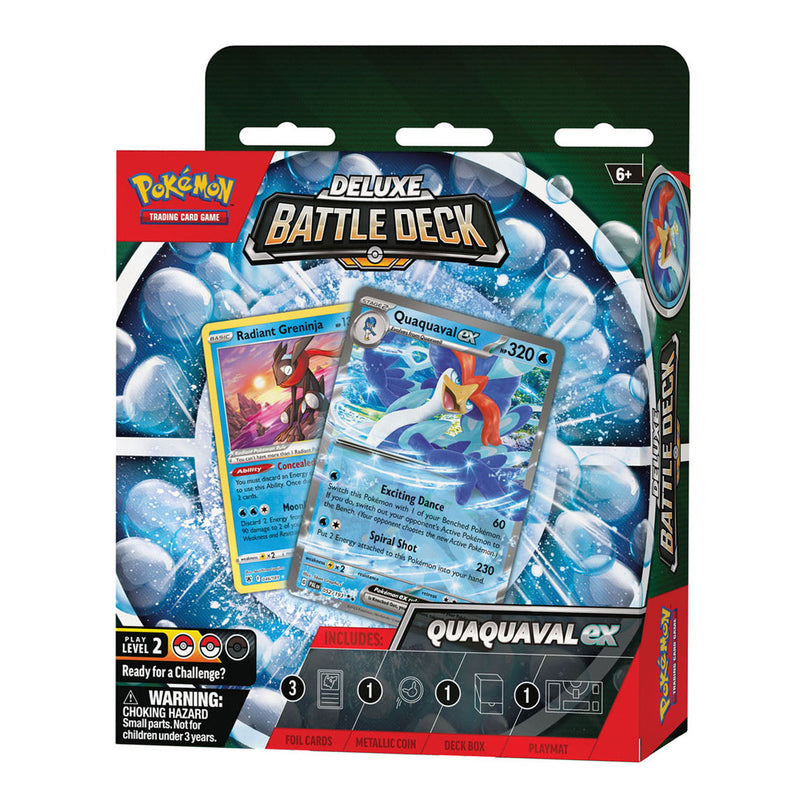Load image into Gallery viewer, Asmodee Pokemon TCG Deluxe Battle Deck Quaquaval ex