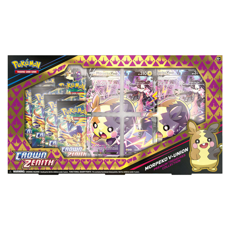 Load image into Gallery viewer, Asmodee tcg crown zenith morpeko v-union premium collection
