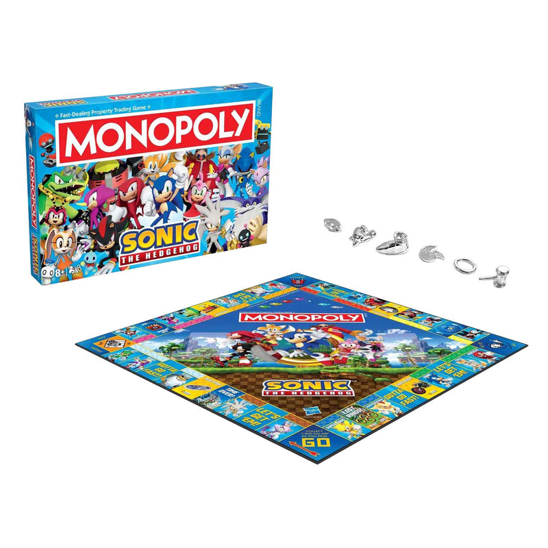 Afbeelding laden in galerijviewer, Winning moves monopoly - bordspel - sonic - engels