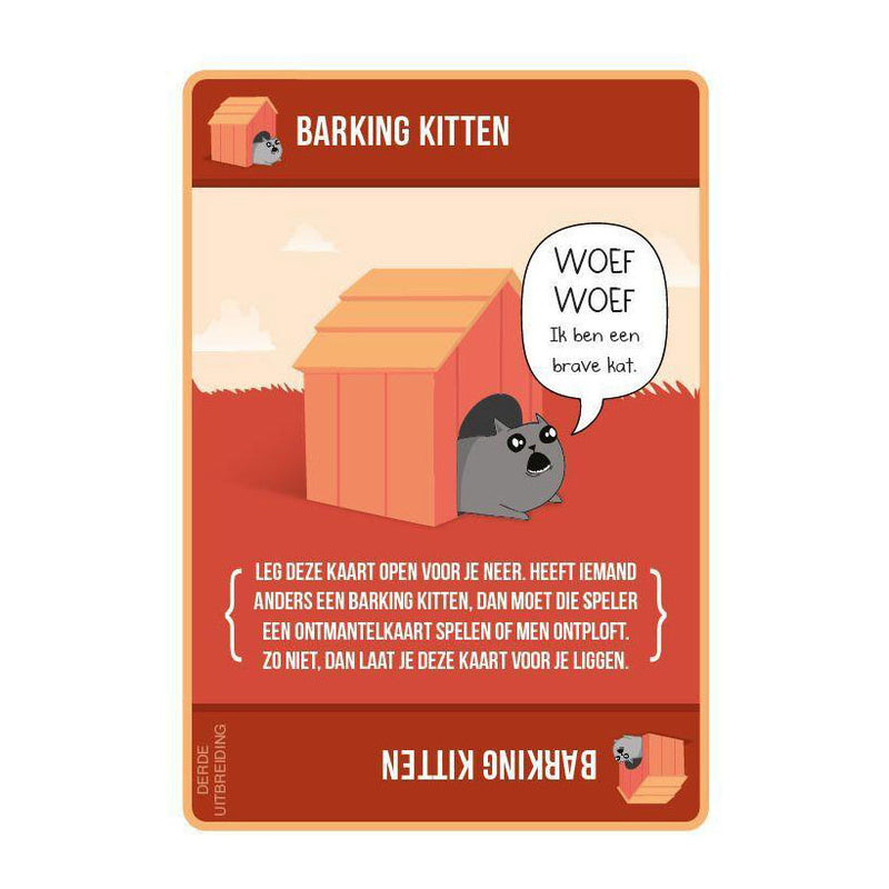 Chargez l'image dans la visionneuse de la galerie, Exploding kittens - uitbreidingset barking kittens - kaartspel