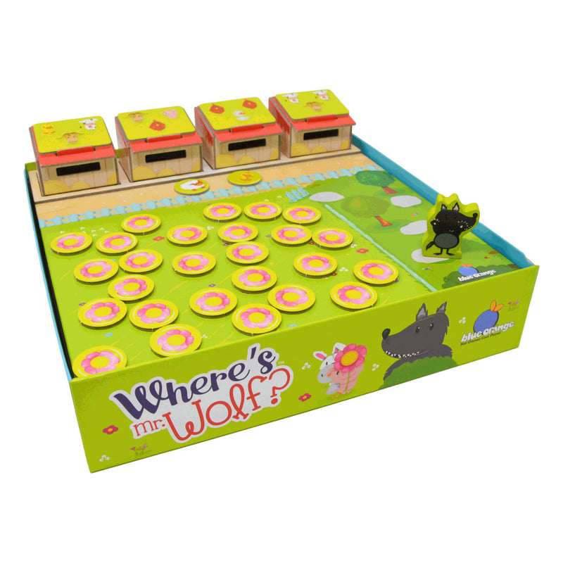 Load image into Gallery viewer, Geronimo games blue orange bordspel mr. wolf