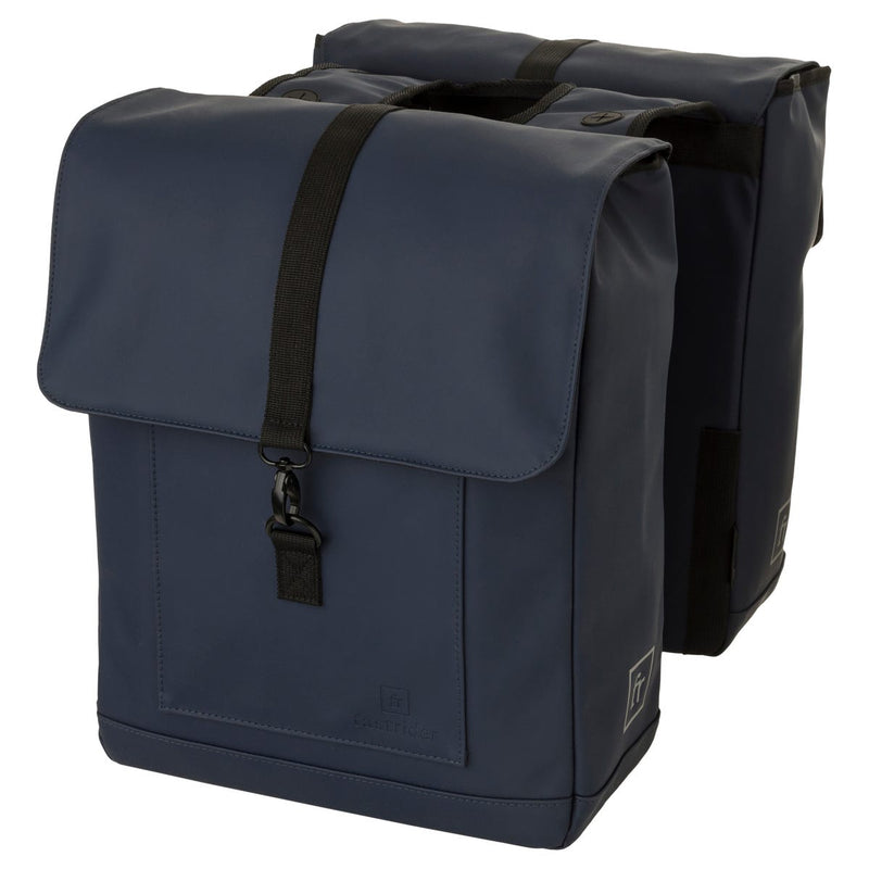 Afbeelding laden in galerijviewer, Fastrider jaxx ii dubbele fietstas – mik-compatibel – 28l – waterafstotend – incl. laptopvak – navy