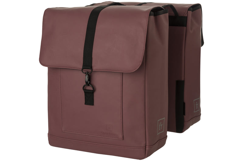 ギャラリービューアに画像をロードする, Fastrider jaxx ii dubbele fietstas – mik-compatibel – 28l – waterafstotend – incl. laptopvak – roze