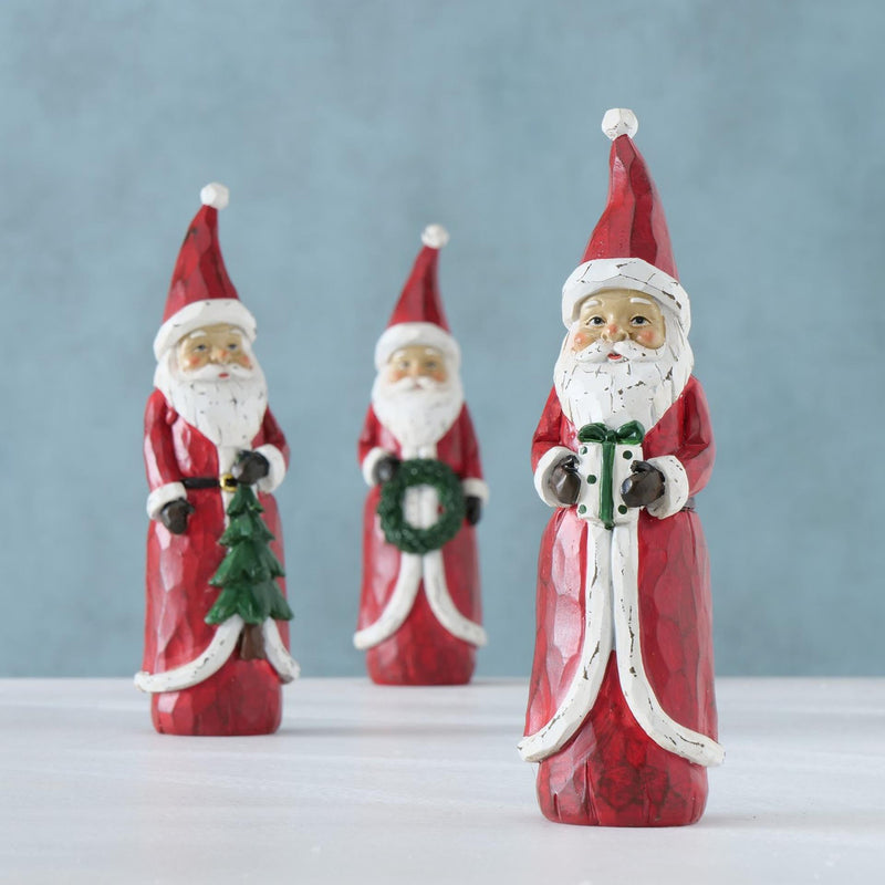 Chargez l'image dans la visionneuse de la galerie, Boltze home beeld kerstman rood h20cm