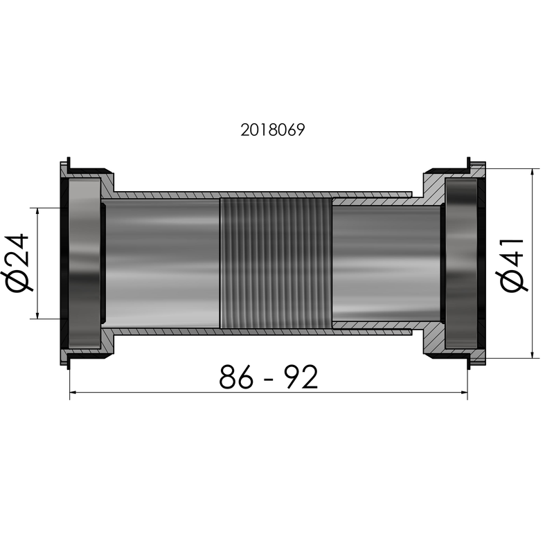 Afbeelding laden in galerijviewer, Trapas Elvedes Twist Fit BB86 BB92 Shimano