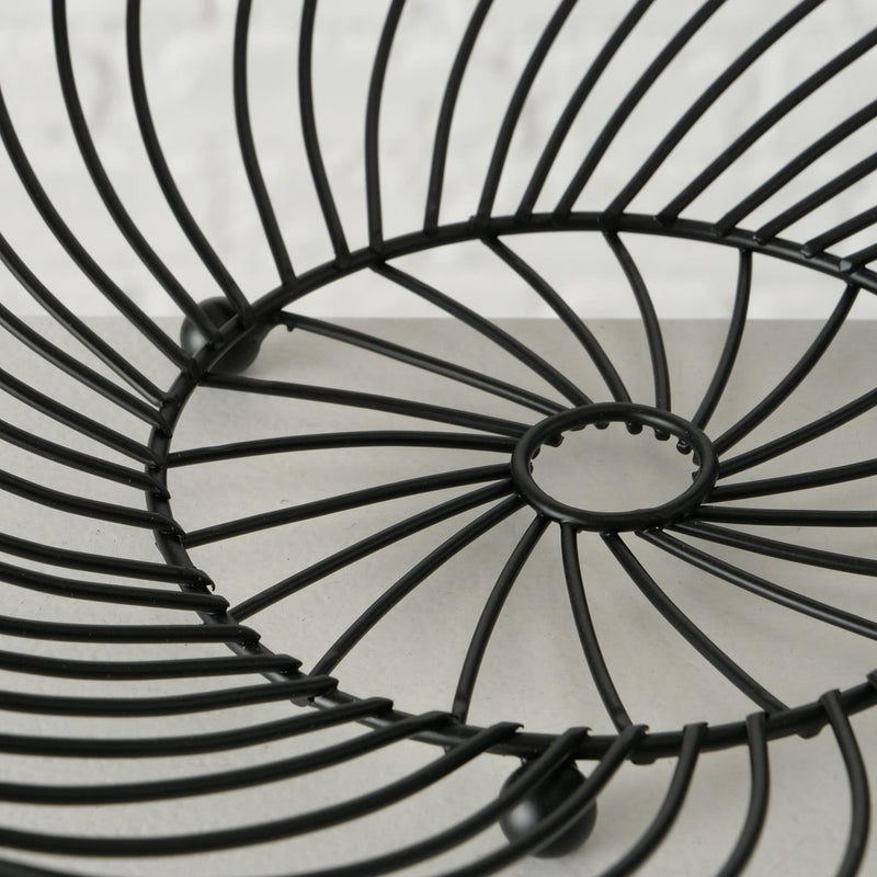 Afbeelding laden in galerijviewer, Boltze home schaal tabea metaal 2-delige set ã˜25 28cm zwart