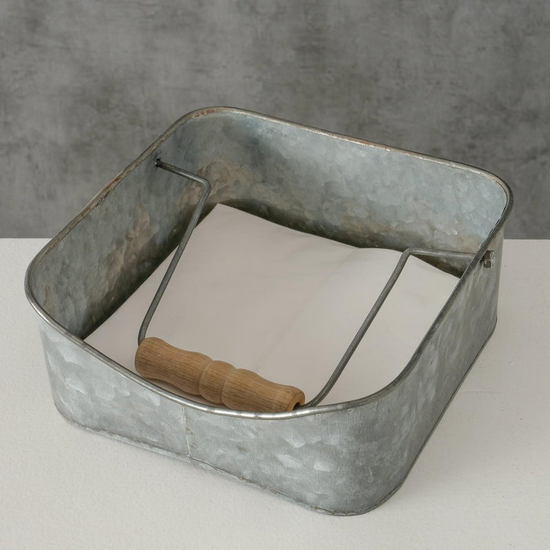 Laden Sie das Bild in Galerie -Viewer, Boltze home servethouder jackson zink 18x18x7cm