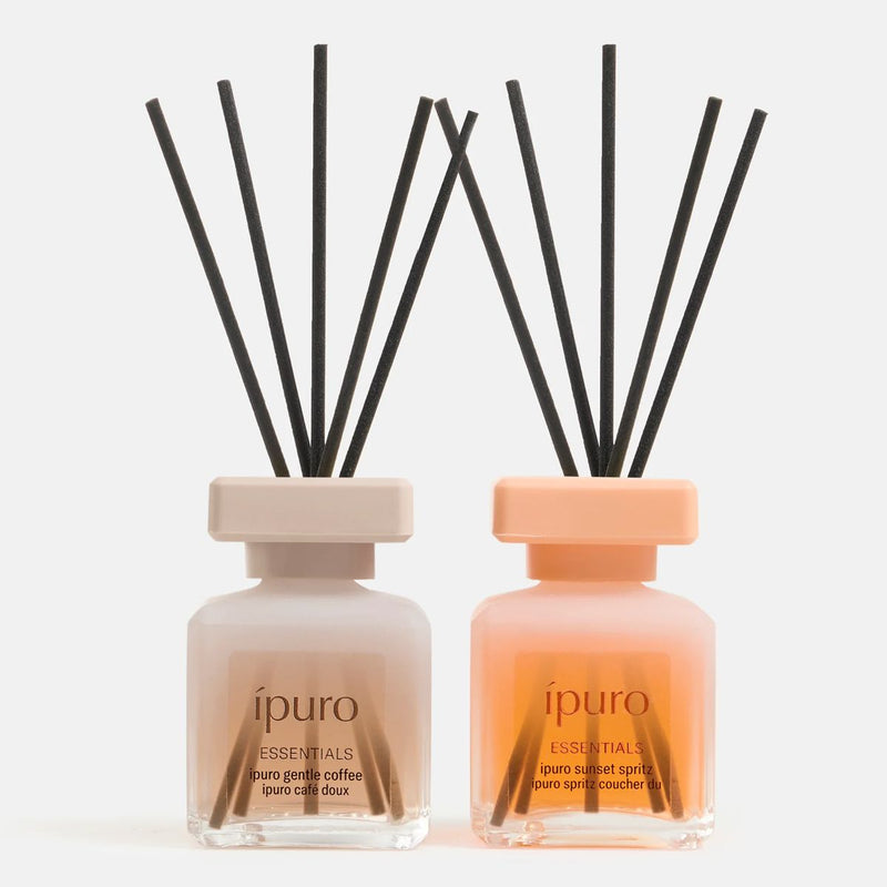 Load image into Gallery viewer, Ipuro geurdiffuserset gentle coffee sunset spritz 2x50ml