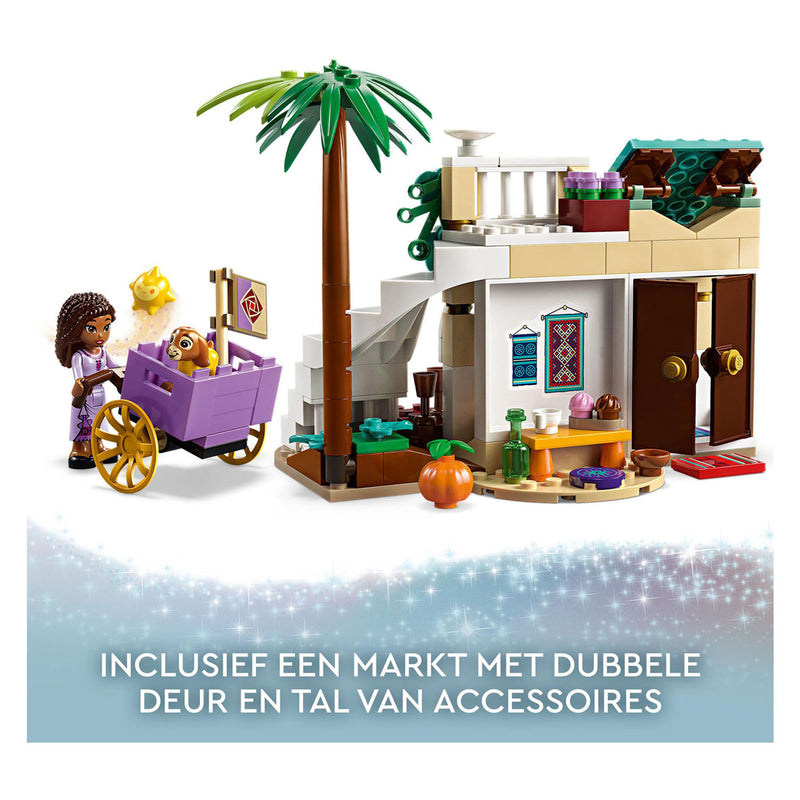 Afbeelding laden in galerijviewer, Lego disney wish asha in de stad rosas poppetjes wish set - 43223