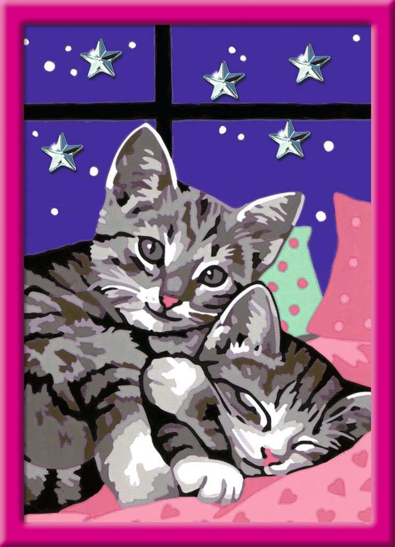 Load image into Gallery viewer, Ravensburger creart sleepy kitties