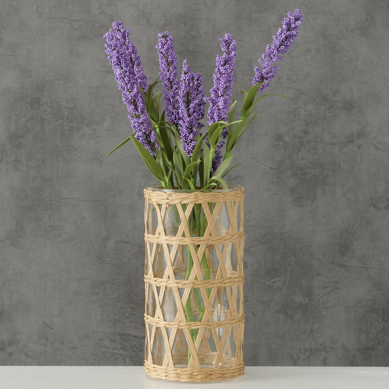 Laden Sie das Bild in Galerie -Viewer, Boltze home vaas favro glas zeegras ø11xh20cm