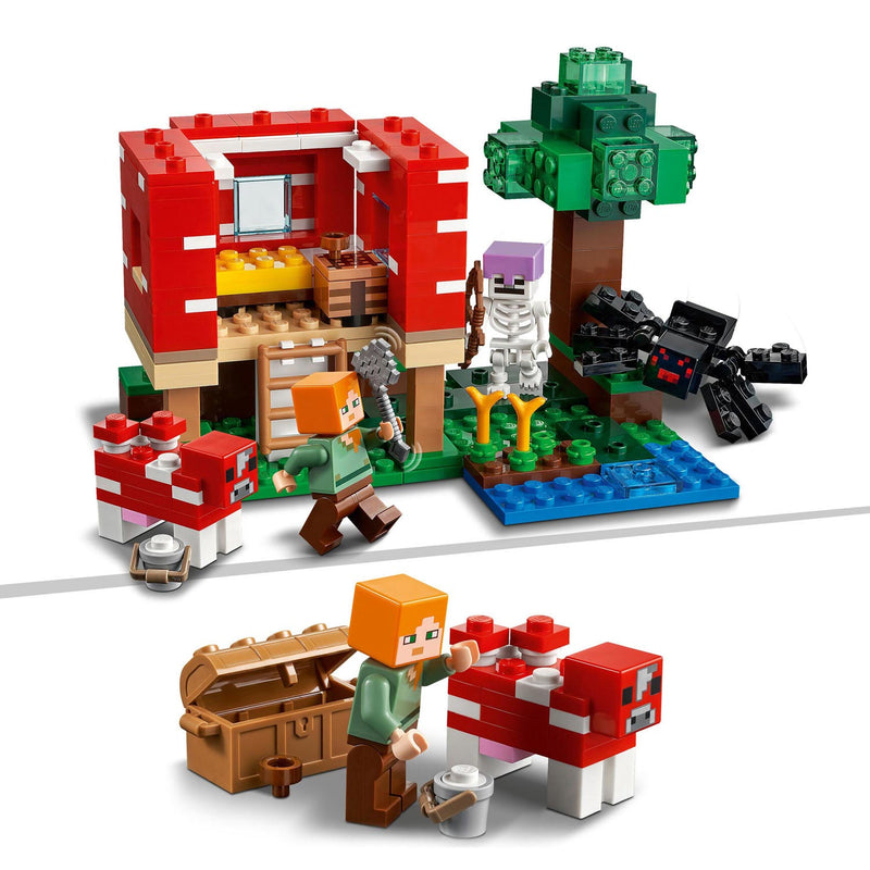 Load image into Gallery viewer, Lego LEGO Minecraft 21179 Het Paddenstoelenhuis