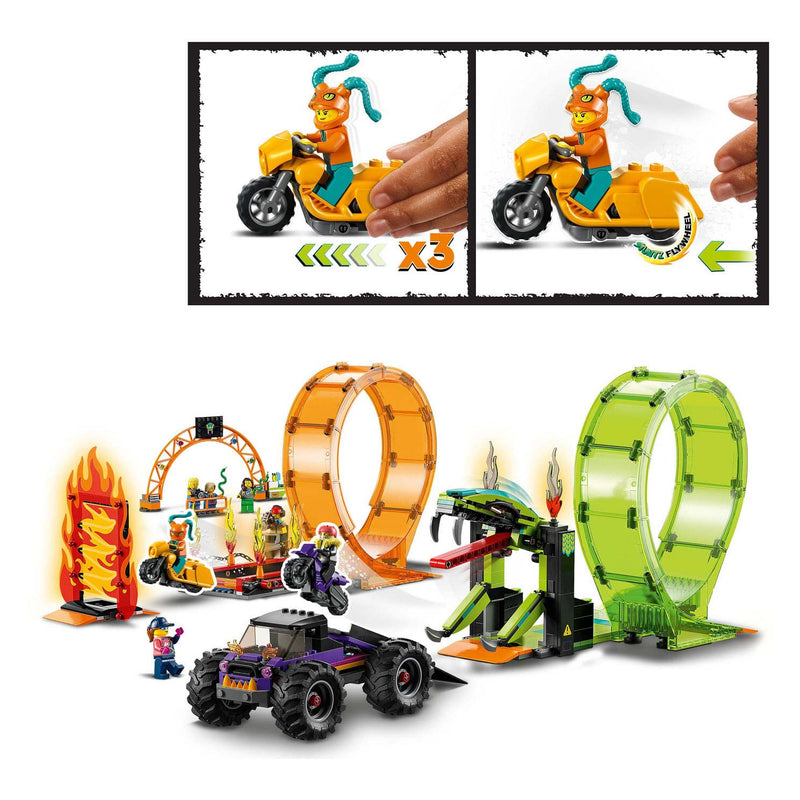 Load image into Gallery viewer, Lego city 60339 dubbele loop stunt arena