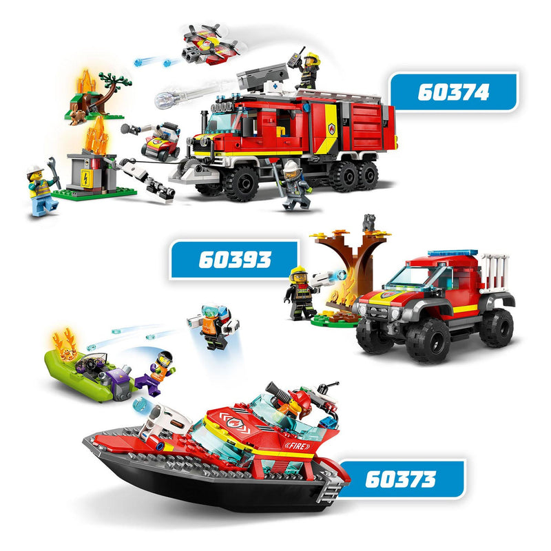Load image into Gallery viewer, Lego city 60373 reddingsboot brand