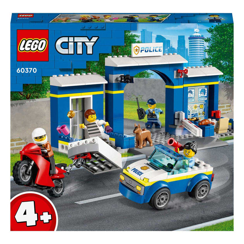 Load image into Gallery viewer, Lego LEGO City 60370 Achtervolging Politiebureau